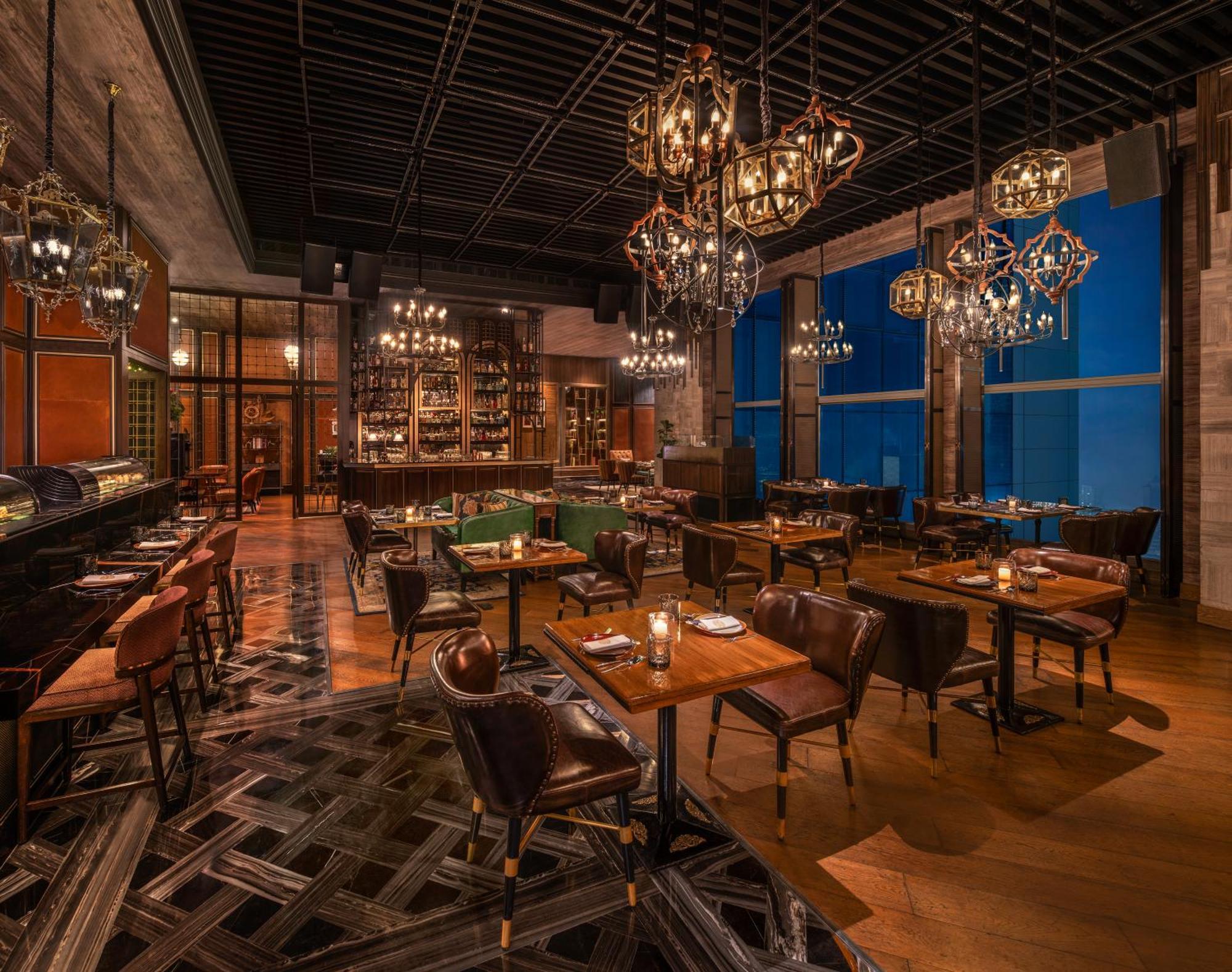Отель The St. Regis Мумбаи Экстерьер фото The interior of the restaurant